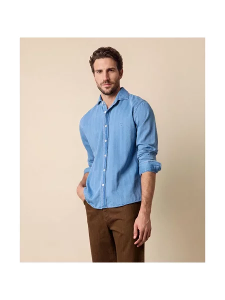 Koszula dżinsowa Brooks Brothers niebieska