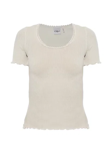 Top Chloé din dantelă