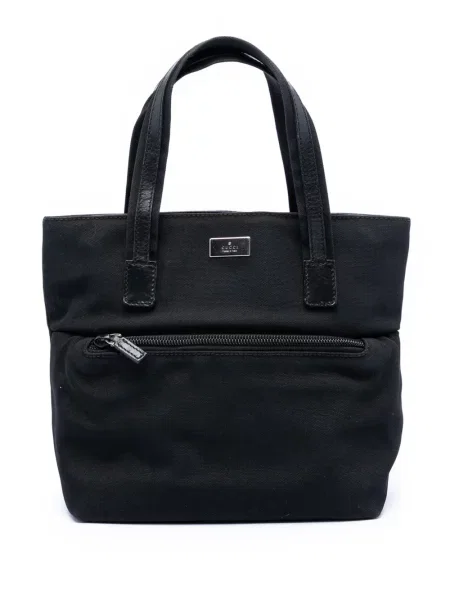 Plátěná kabelka Gucci Pre-owned černá