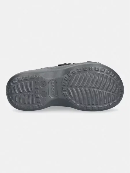 Шлепанцы Crocs на платформе с пряжкой