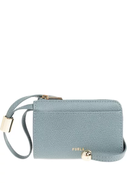 Portofel Furla cu autograf albastru