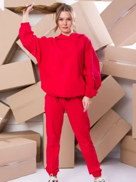 Носи своє Спортивний костюм Бавовна/поліестер червоний