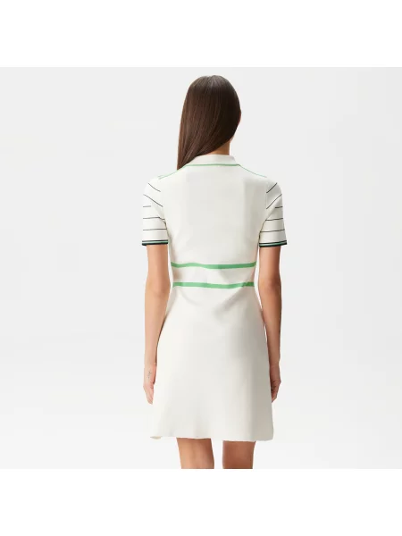 Lacoste Sukienka Lacoste biała