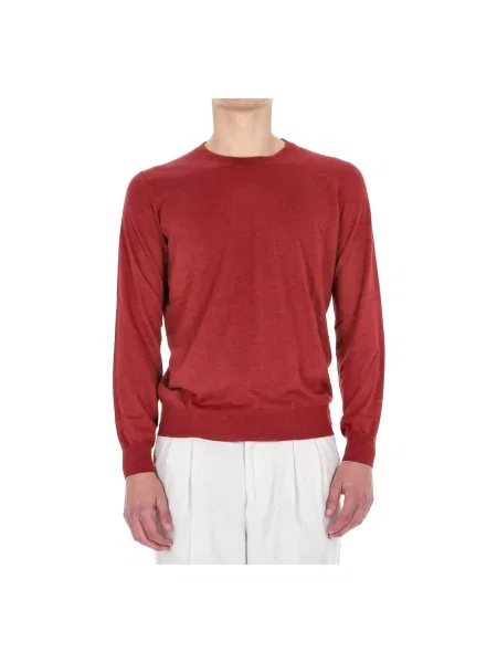 Sweter Brunello Cucinelli z kaszmiru czerwony