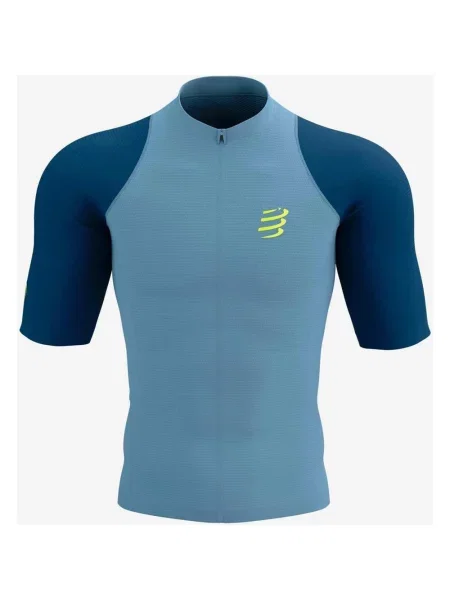 Koszulka Compressport Trail Racing Postural z krótkim rękawem w kolorze granatowym XL niebieska