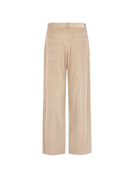 Pantaloni Brunello Cucinelli de catifea cord