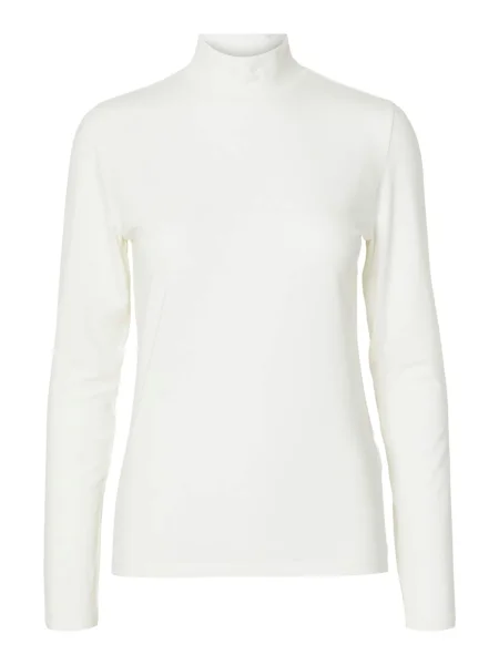 SELECTED Tricou Manja' alb