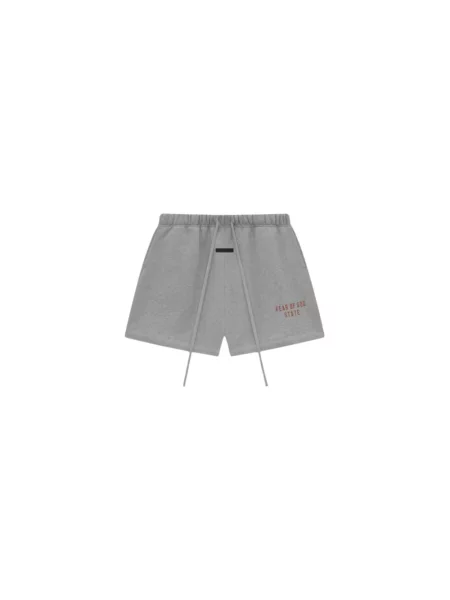 Krótkie szorty Fear Of God polarowe piłkarskie szare
