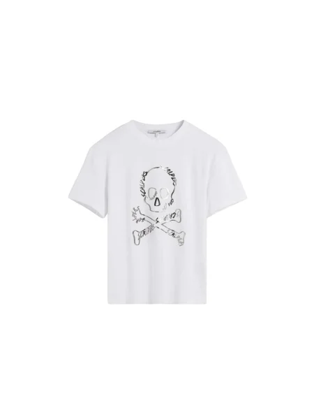 Scalpers Tricou negru alb