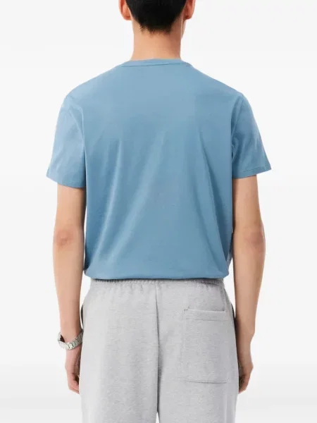 Tricou Lacoste cu autograf albastru