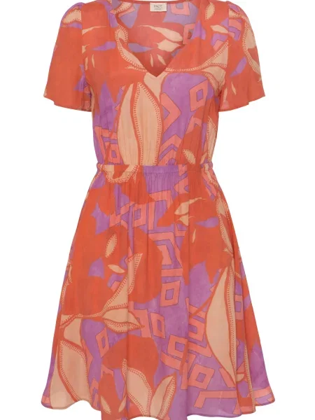 LASCANA Rochie de vară lila / roz roșu