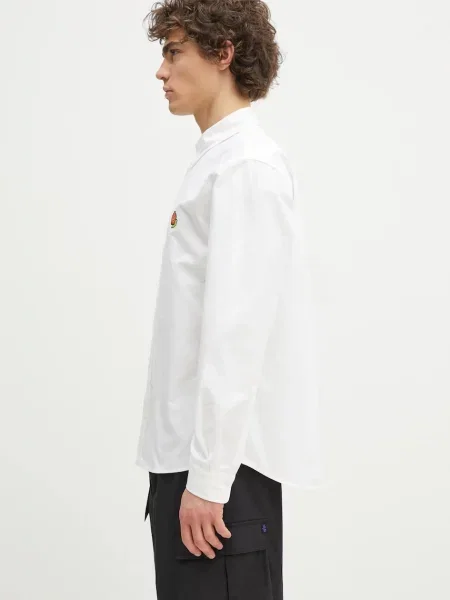 Сорочка Kenzo regular комір button-down білий