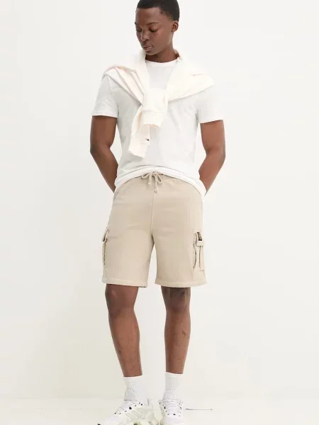 Kratek majica Tommy Hilfiger s kratkimi rokavi bela