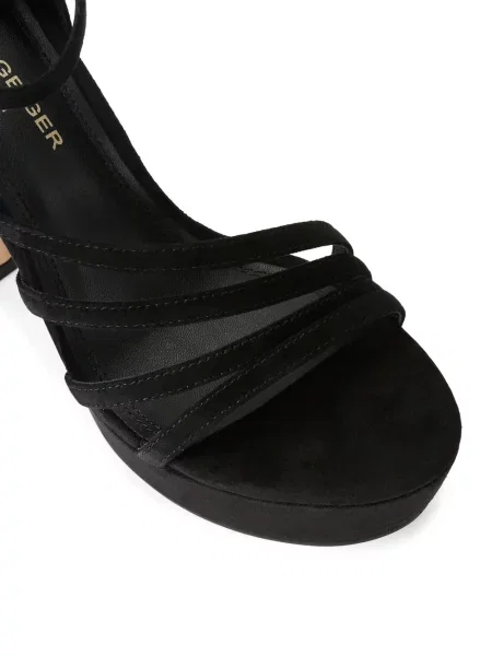 Sandale Kurt Geiger London cu platformă negru