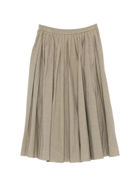 Spódnica plisowana 6397 w kratkę do kolan