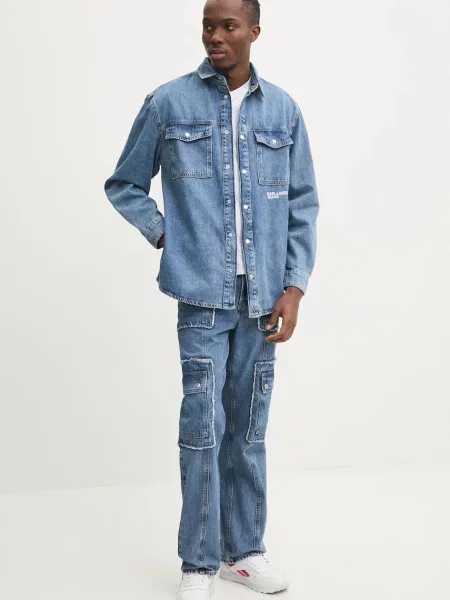 Guess Jeans t-shirt z nadrukiem biały