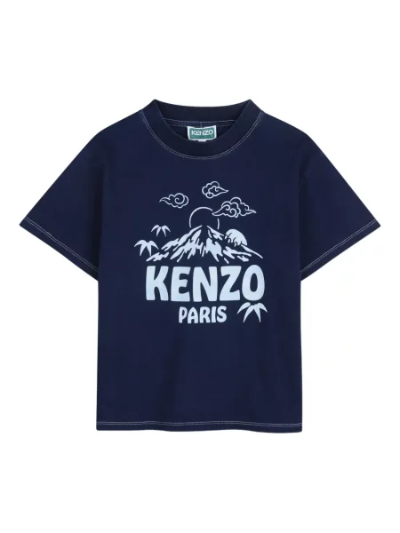 Koszulka dziecięca Kenzo niebieska