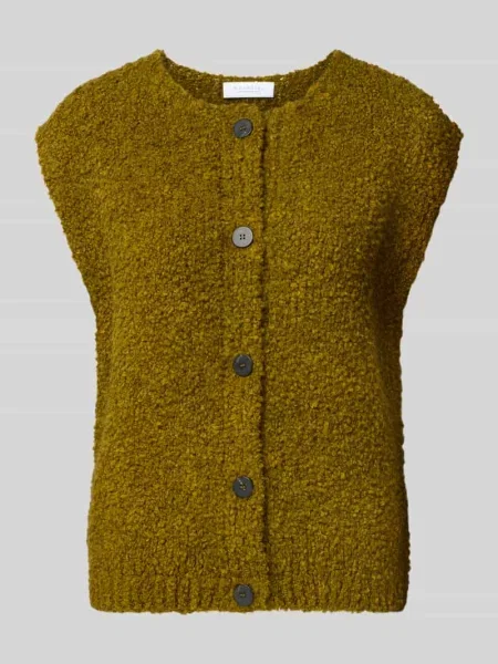 Kamizelka o kroju regular fit z dodatkiem wełny w imitacji bouclé Rich & Royal