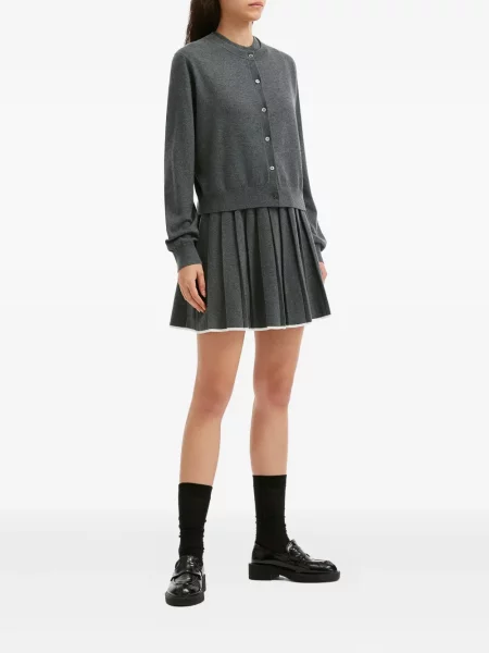 Rochie B+ab plisată de costum gri