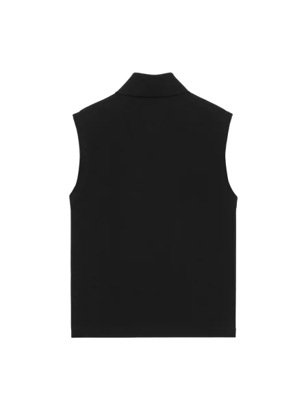 Top Saint Laurent bez rękawów czarny