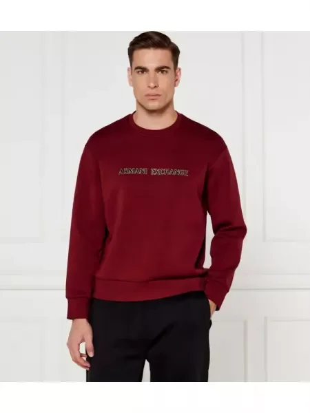 Armani Exchange Hanorac | Regular Fit bordo