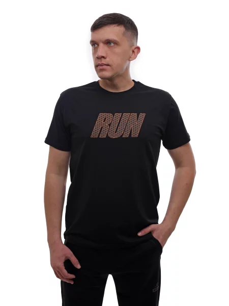 Футболка LUMO віскоза/поліестер чорний