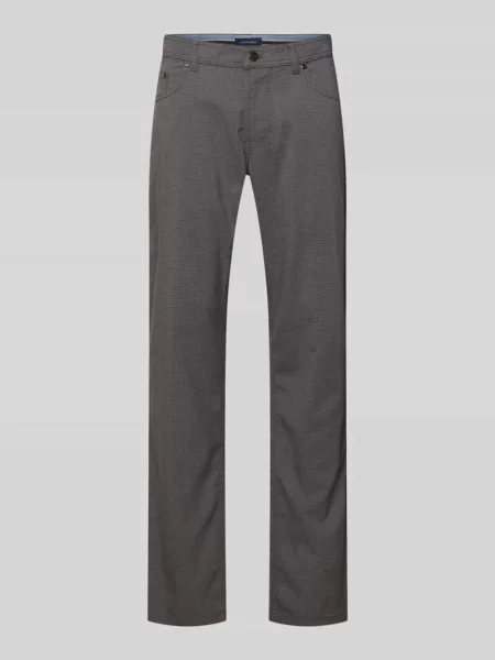 Chinosy o kroju regular fit z 5 kieszeni Christian Berg Men