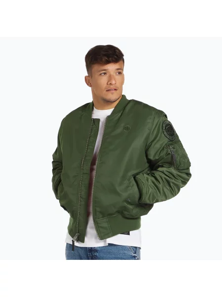 Bunda Pitbull West Coast Ma 1 Verano Bomber olive zelená