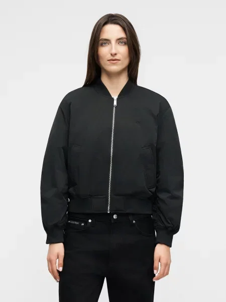 Calvin Klein Jeans geacă bomber pentru femei negru