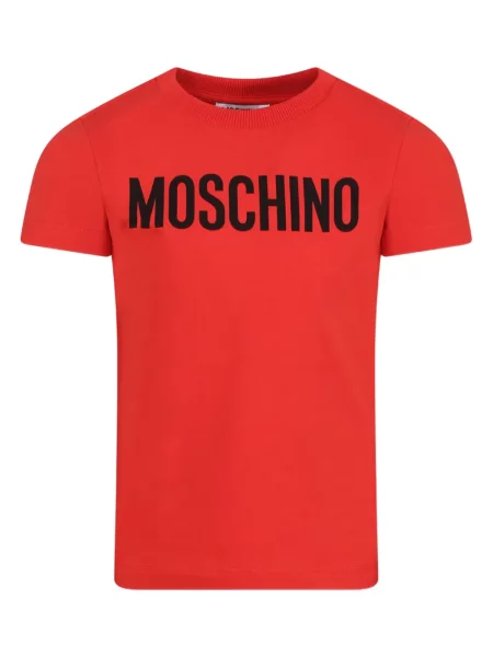 Koszulka dziecięca Moschino czerwona