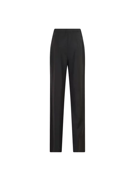 Spodnie Max Mara Studio wełniane czarne