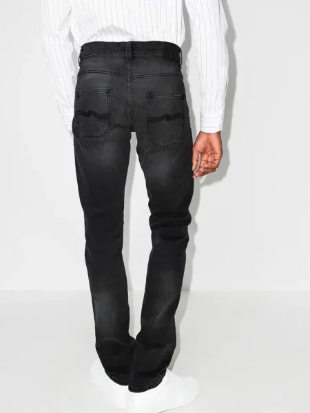 Τζιν Nudie Jeans μαύρο