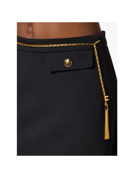 Elisabetta Franchi spódnica mini prosta czarny