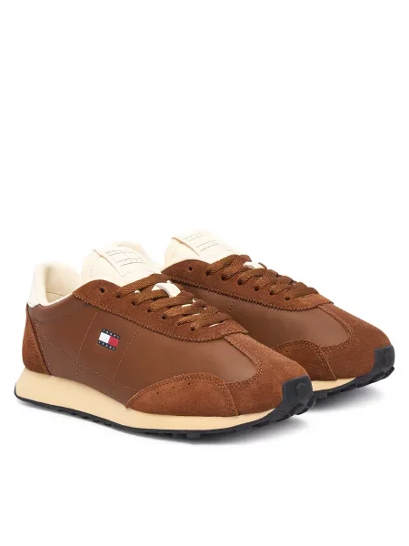 Sneakers Tommy Jeans Retro Runner Archive Ltr maro