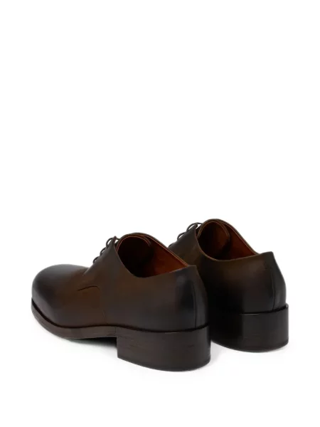 Pantofi derby Marsell din piele cu gradient maro