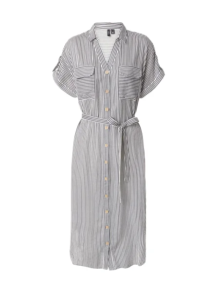 VERO MODA Rochie tip bluză VMBUMPY negru alb