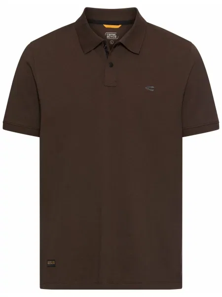 Поло Camel Active Polos sleeves коричневий