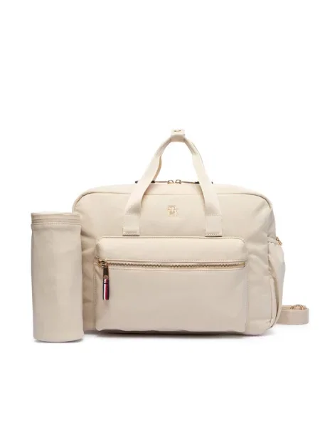 Tommy Hilfiger Geantă pentru cărucior Crem bej