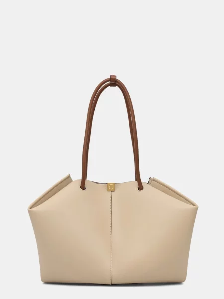 Shopper kabelka Coccinelle béžová