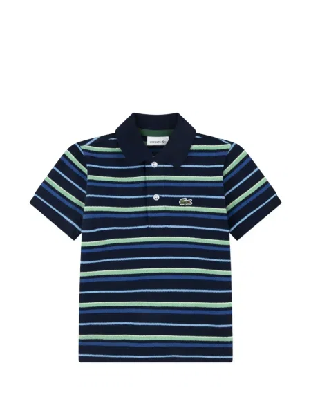 Koszulka polo dziecięca Lacoste niebieska