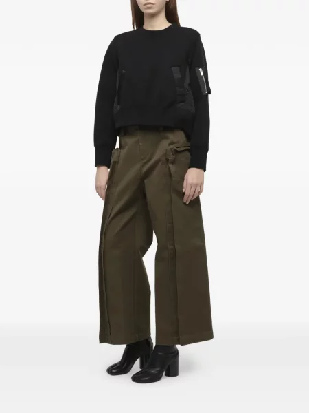 Пуловер Sacai кепър черно