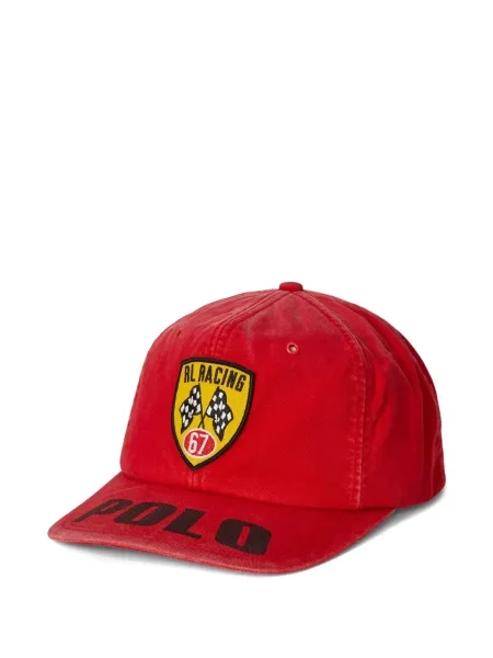 Slip de baie Polo Ralph Lauren alergare cu cordon cu imagine alb