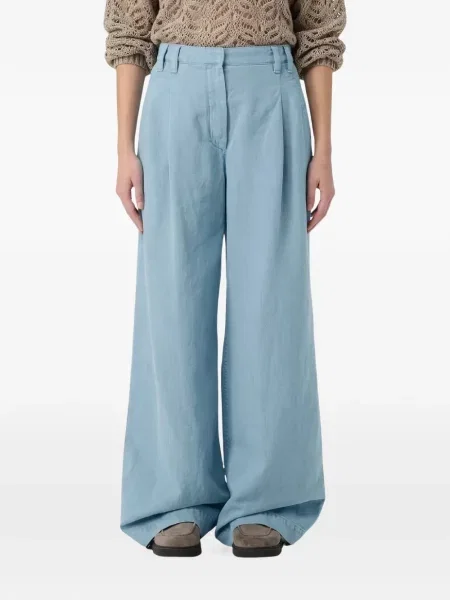 Pantaloni Brunello Cucinelli albastru