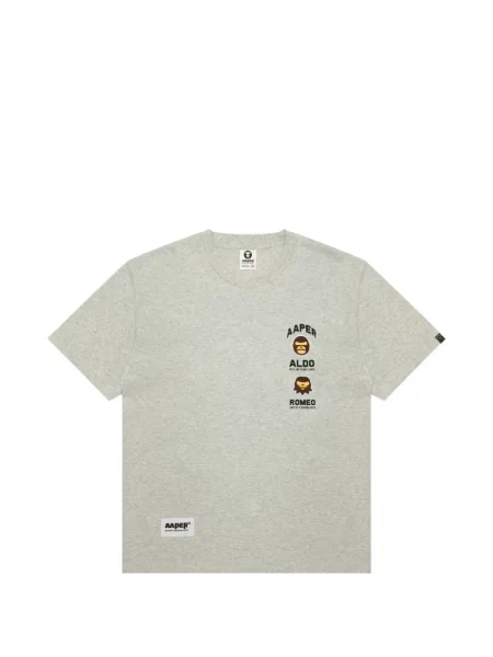 Tricou Aape By A Bathing Ape cu imagine gri