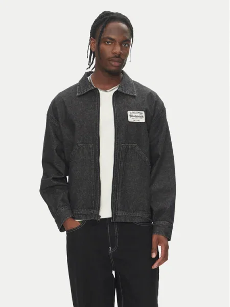 DC Shoes Geacă de blugi Pit Crew Jacket Boxy Fit negru