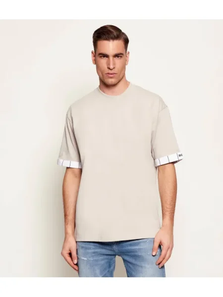 BOSS ORANGE Tricou Te_exis | Relaxed fit bej