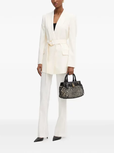 Pantaloni Pinko alb