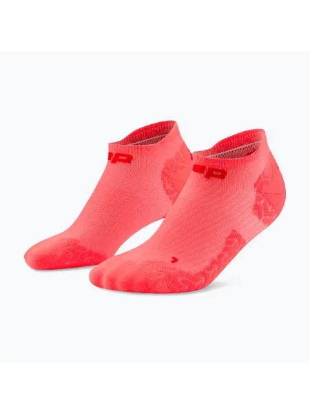 Шкарпетки CEP Ultralight No Show neon coral/red червоні