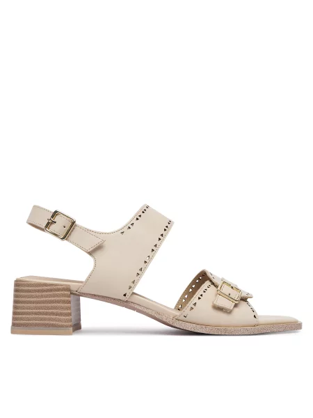 Caprice Sandale Krem
