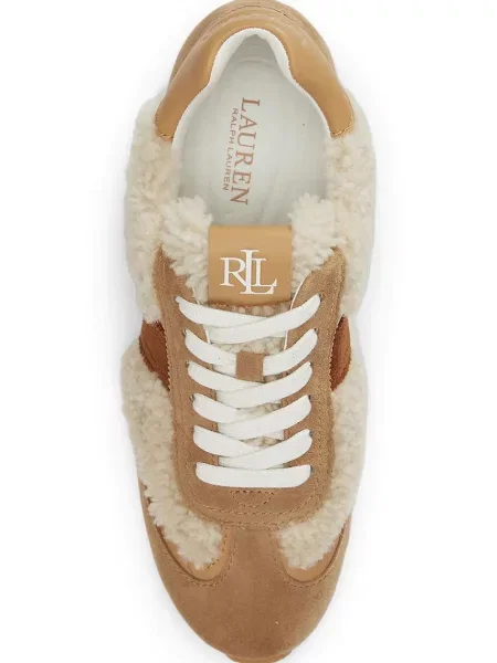 Кожаные кроссовки Lauren Ralph Lauren
